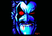 Avenger. This picture of Lobo originally comes from Chit Chat 8 (Intro-pic), an Amiga discmag, and was done by Hof.
