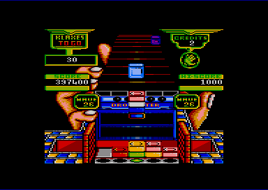 Klax - Ingame screen (Domark - Tengen, 1990)