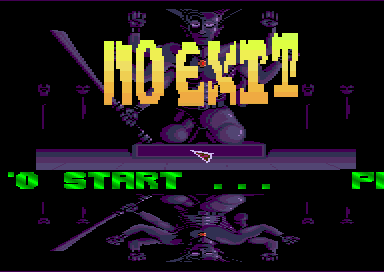 No Exit - Menu screen (Tomahawk, 1990)