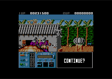 Operation Thunderbolt - Ingame screen (Ocean, 1990)