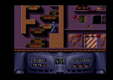 Robocop 2 - Ingame screen (Ocean, 1990)