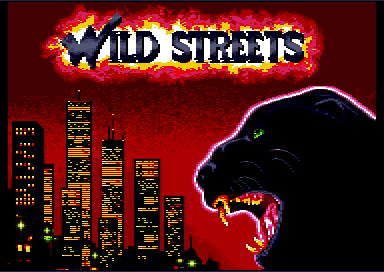 Wild Streets - Title screen (Titus, 1990)