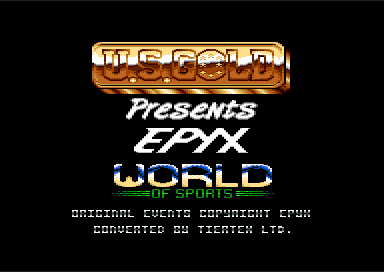 World Of Sports - Title screen (Epyx, 1990)