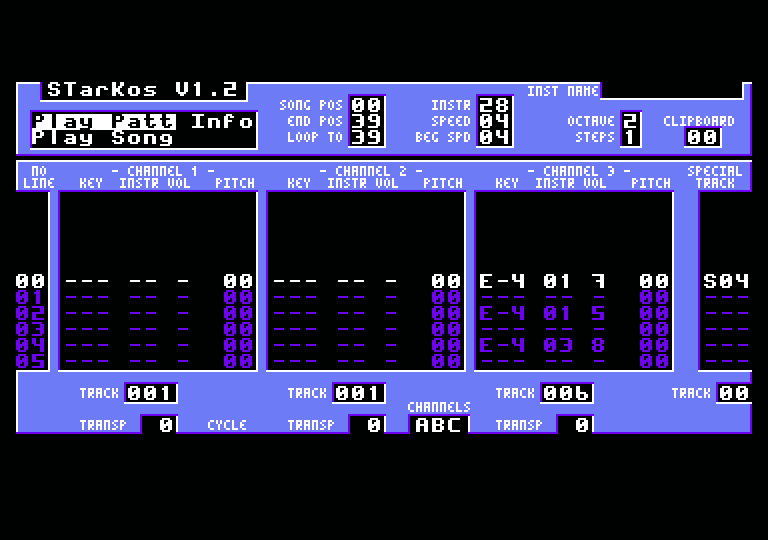 STarKos v1.2 - Track editor  