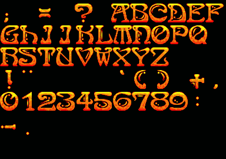 Font used in Soul Almighty (1998)