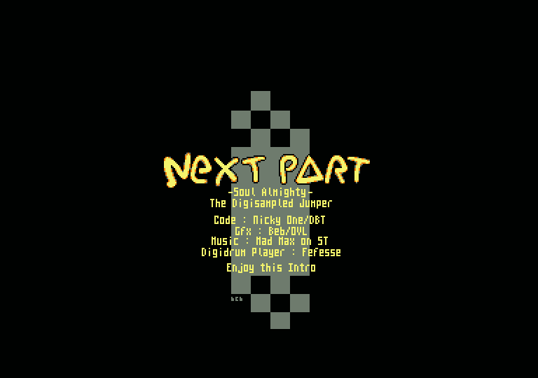 Next-part screen in the Soul Almighty (1998)