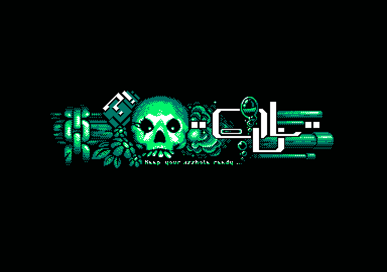 Logo used in the intro of Tire au Flan (aka TAF). It looks even better with the raster in the intro. (2002)