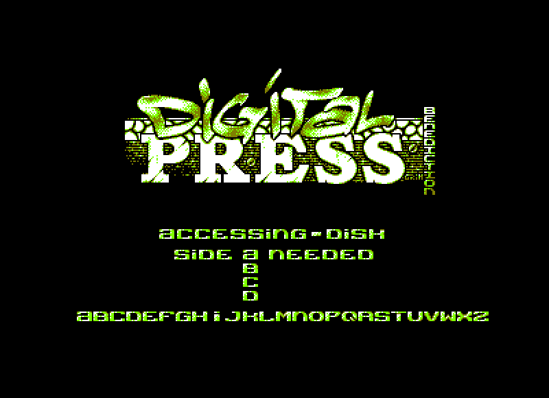 Digital press was a great discmag, but it died a few months after I did this logo... arg! (Unreleased) (1999)