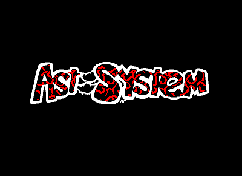 An AST System logo which should have been used in Primal Fight, a game by AST System (Unreleased) (1995)