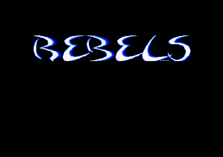 Colors/Rebels - Loading logo. Originally comes from the demo Our Definition Of A Boombastic Demo Style by Rebels on Amiga.